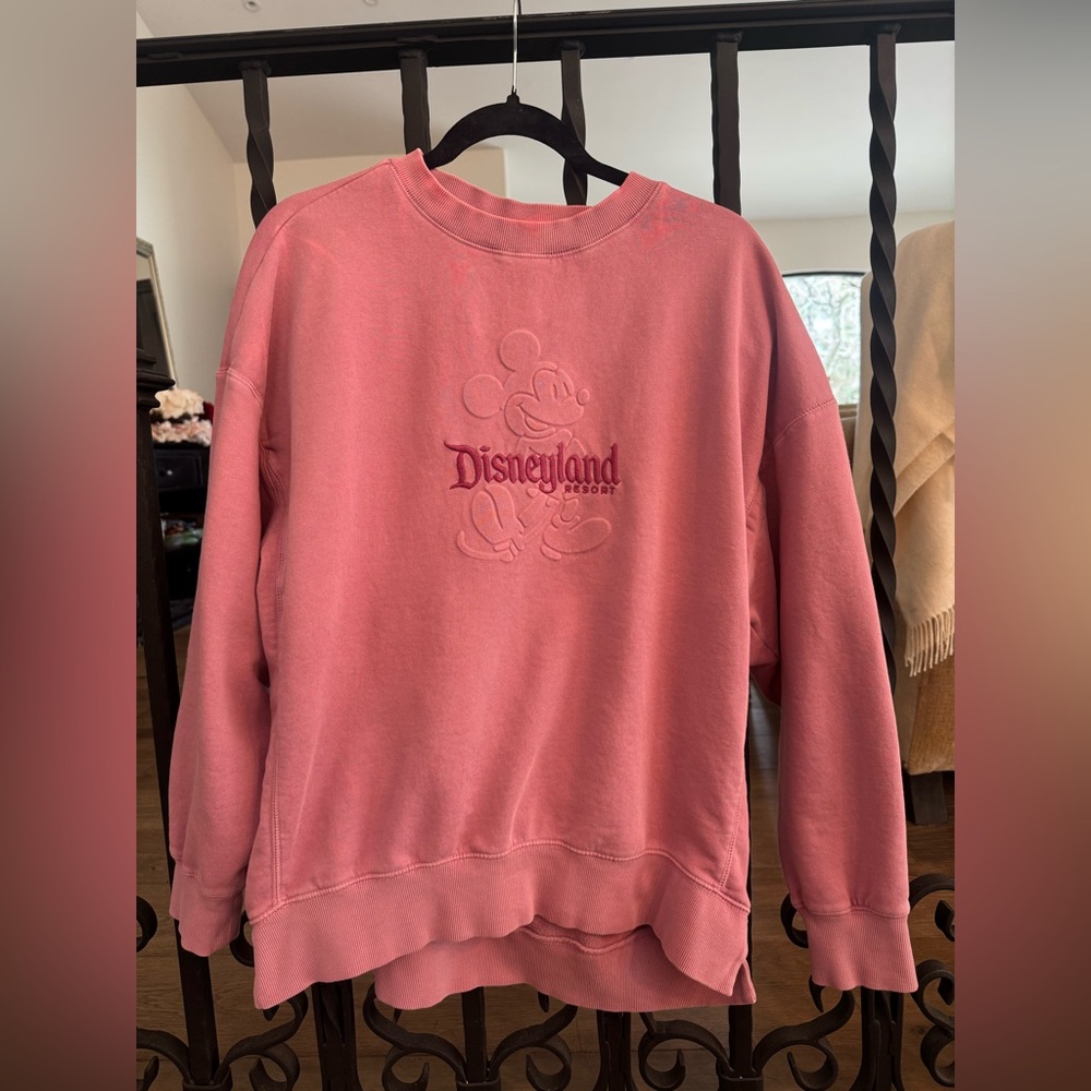 Disneyland Pink Mickey Sweatshirt